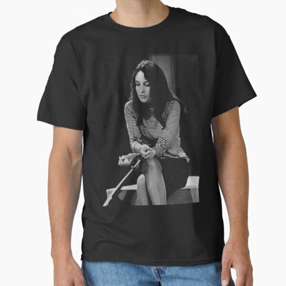 Joan Baez T-Shirts Black Joan Baez T-Shirts